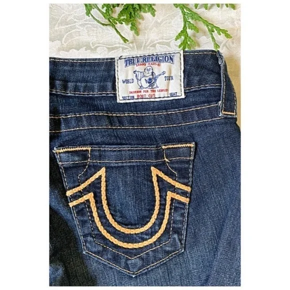 True Religion Jeans World Tour boot cut denim jeans Size 27 - Picture 7 of 8
